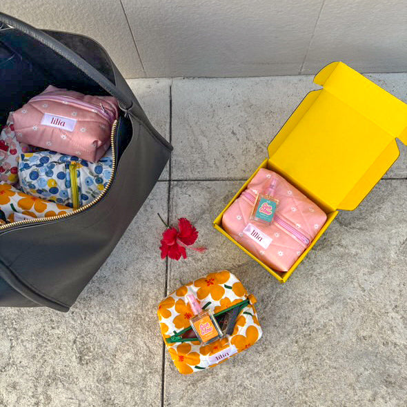 Love Brown x Love Lilia | Puffy pouch & Tanning Oil (ltd ed.)