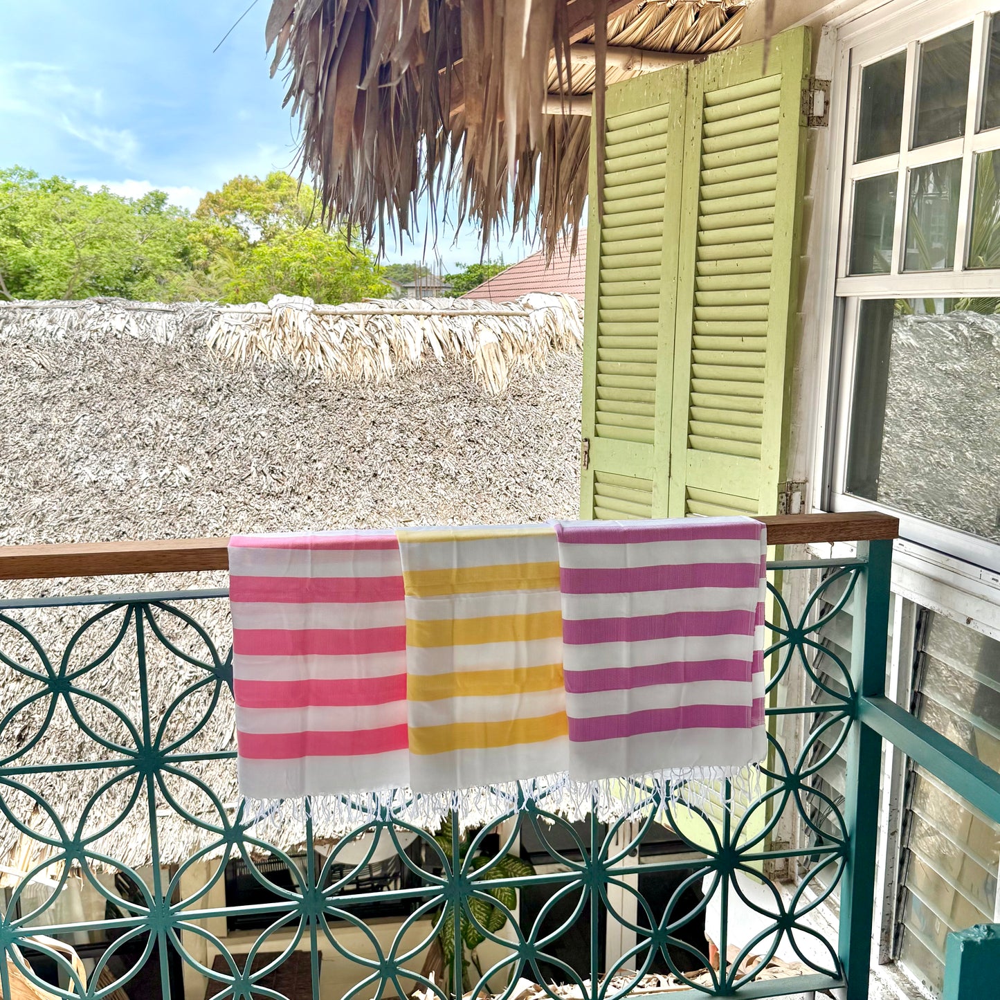 Love Brown Inabel Beach Towel (Yellow)
