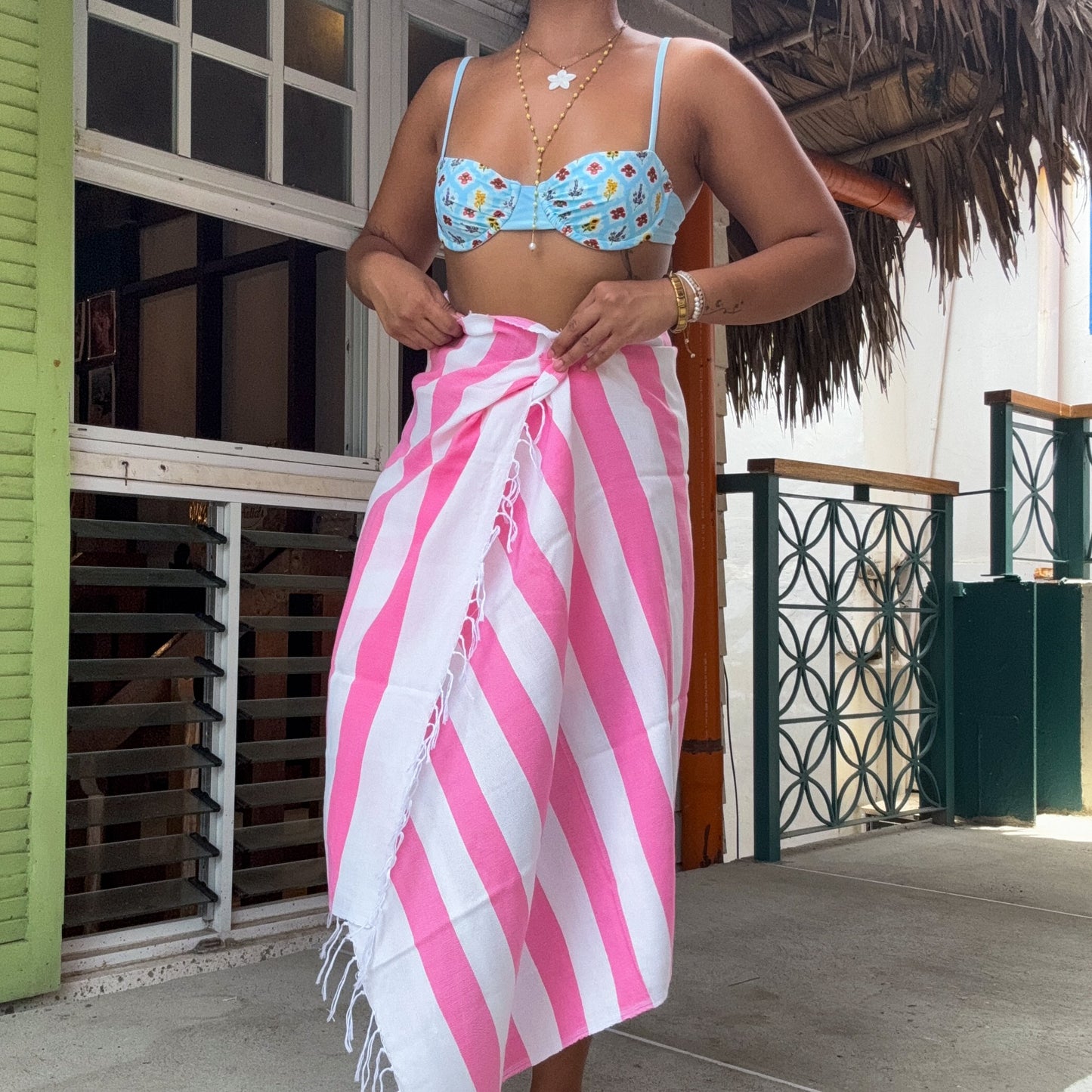 Love Brown Inabel Beach Towel (Pink)