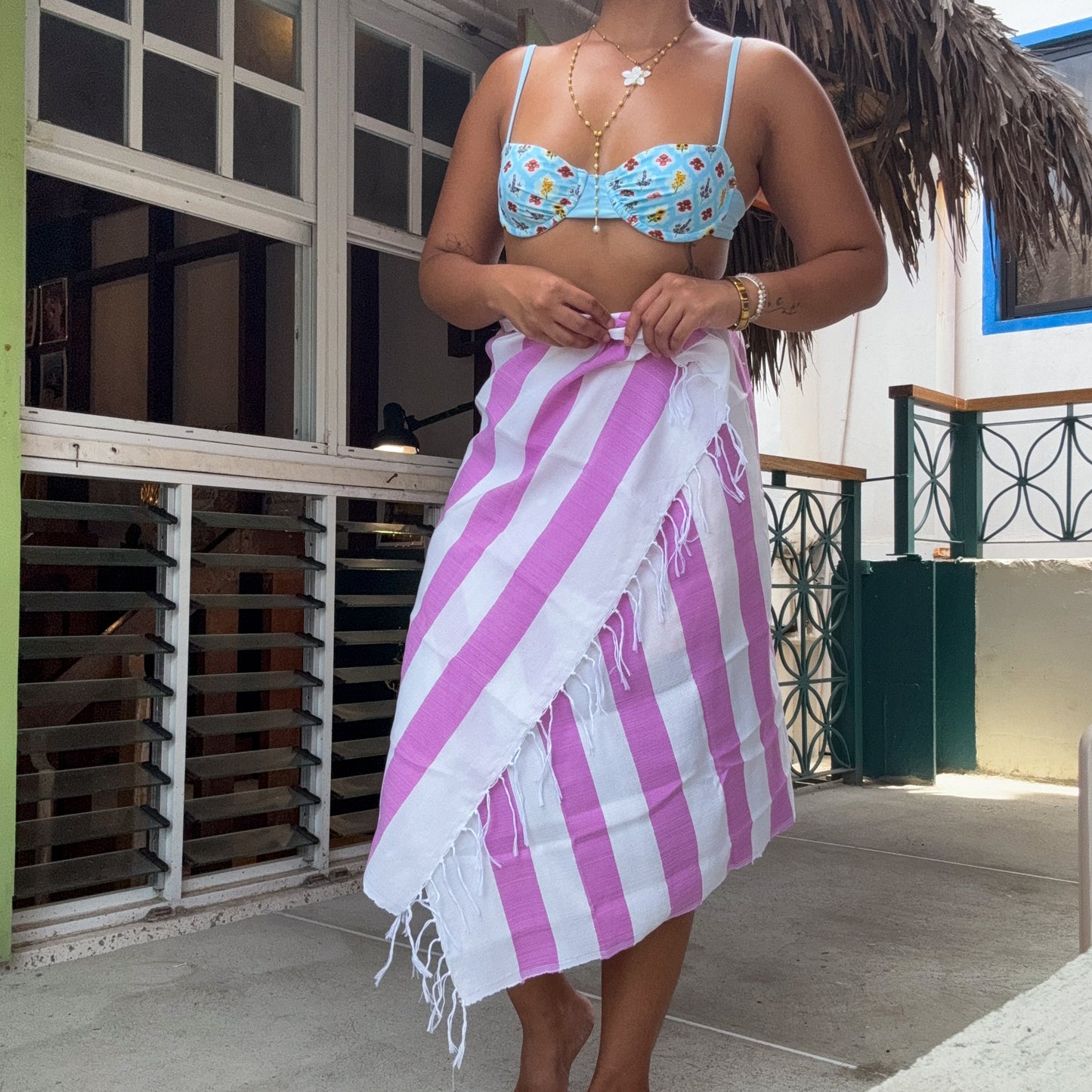 Love Brown Inabel Beach Towel (Purple)