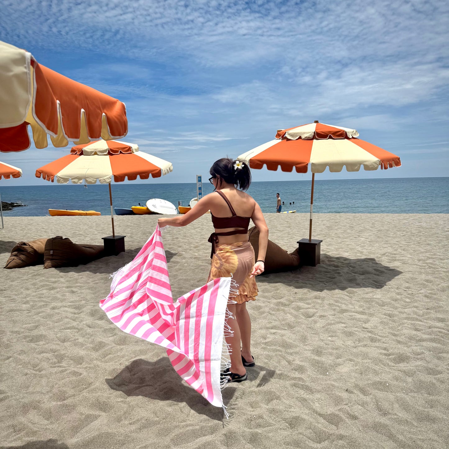 Love Brown Inabel Beach Towel (Yellow)