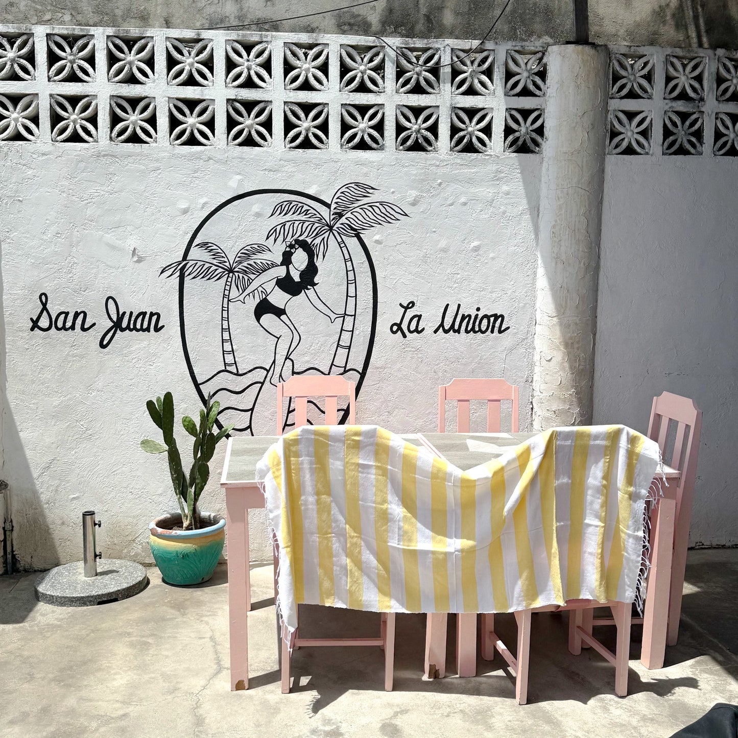 Love Brown Inabel Beach Towel (Yellow)