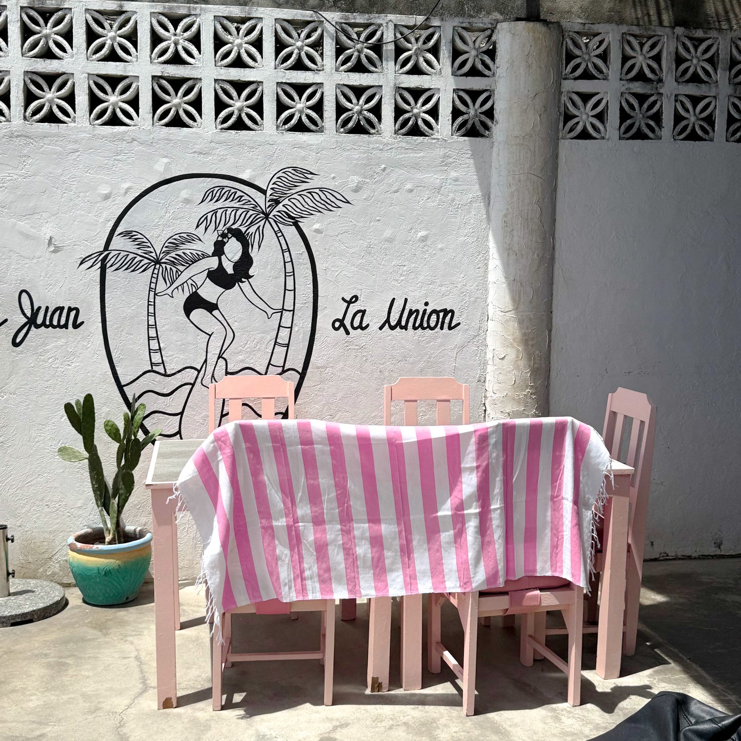 Love Brown Inabel Beach Towel (Pink)