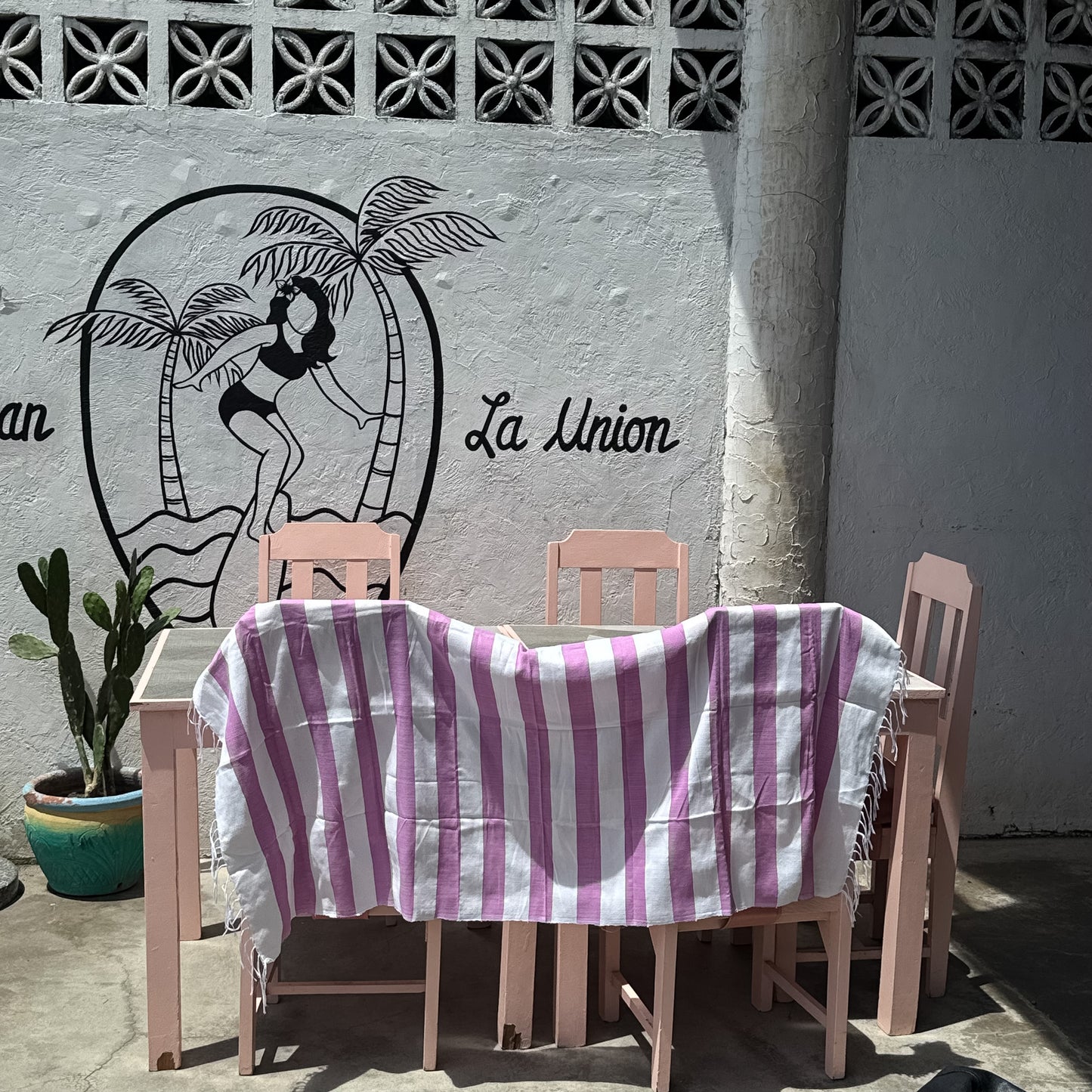 Love Brown Inabel Beach Towel (Purple)