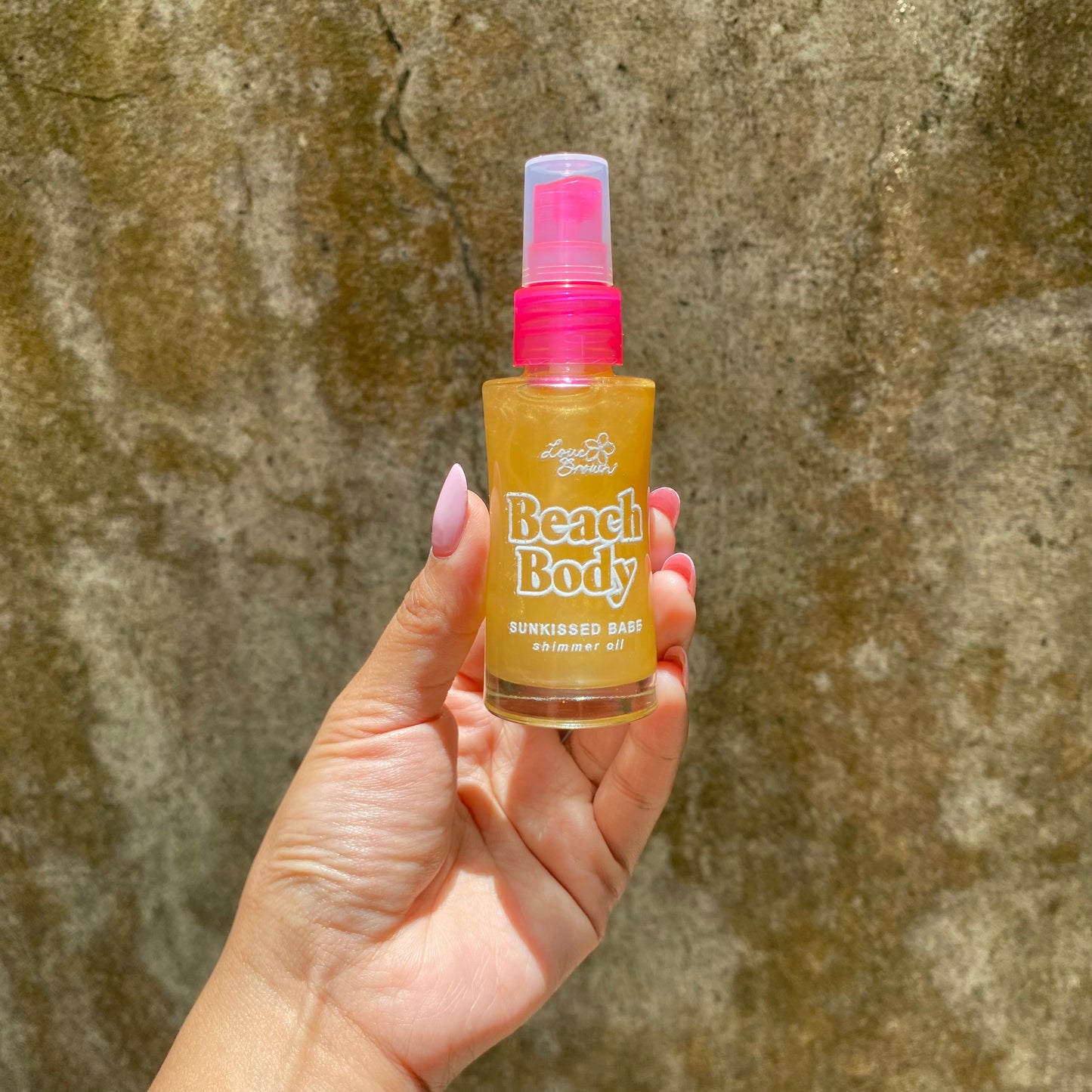 Love Brown Beach Body Shimmer Oil in Sunkissed Babe