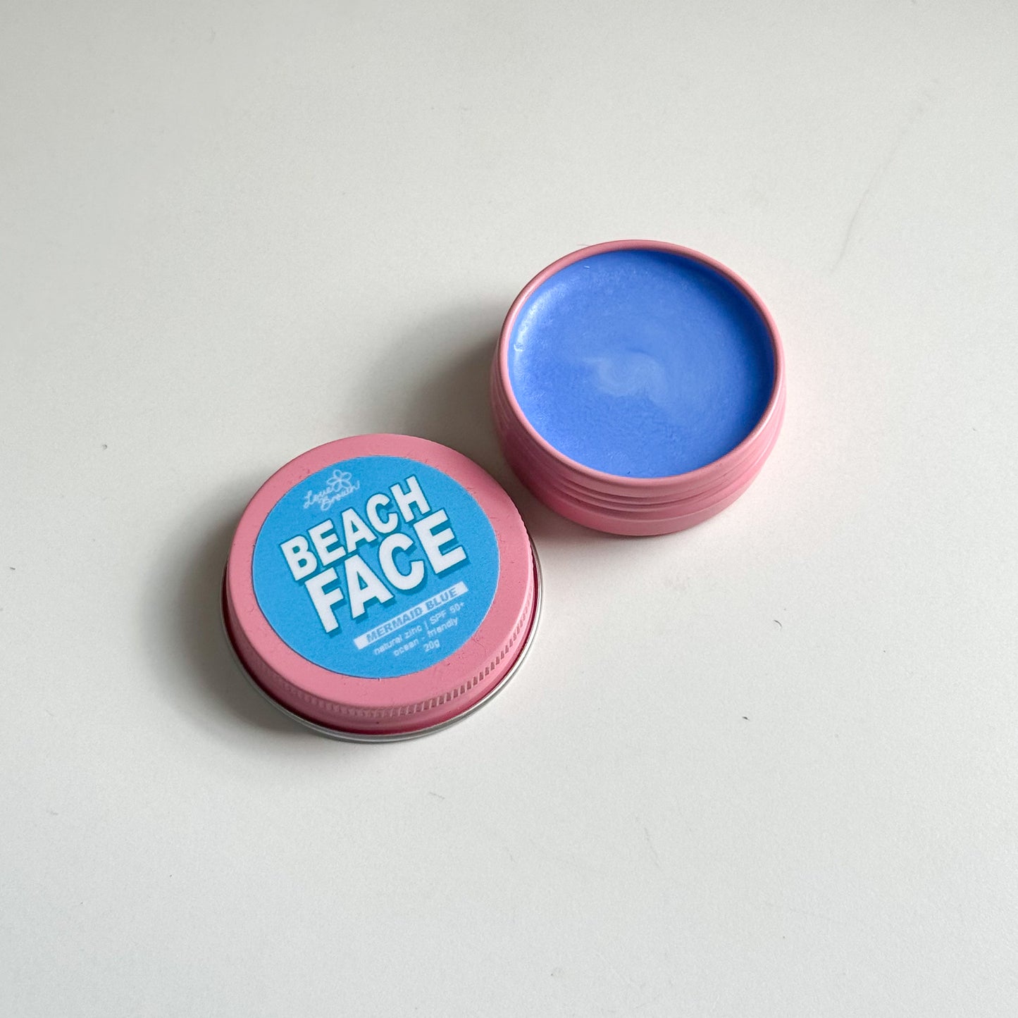 Travel Size Beach Face in Mermaid Blue