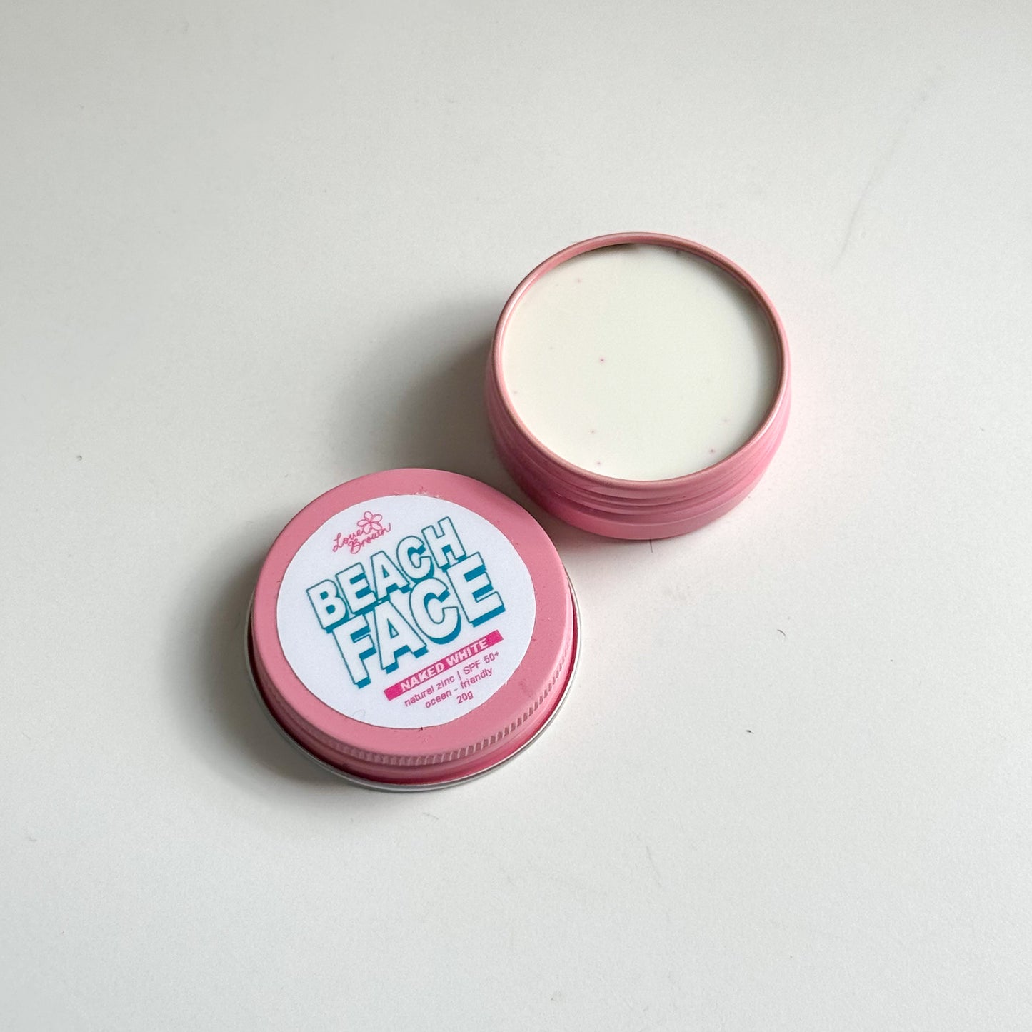 Travel Size Beach Face in Naked White