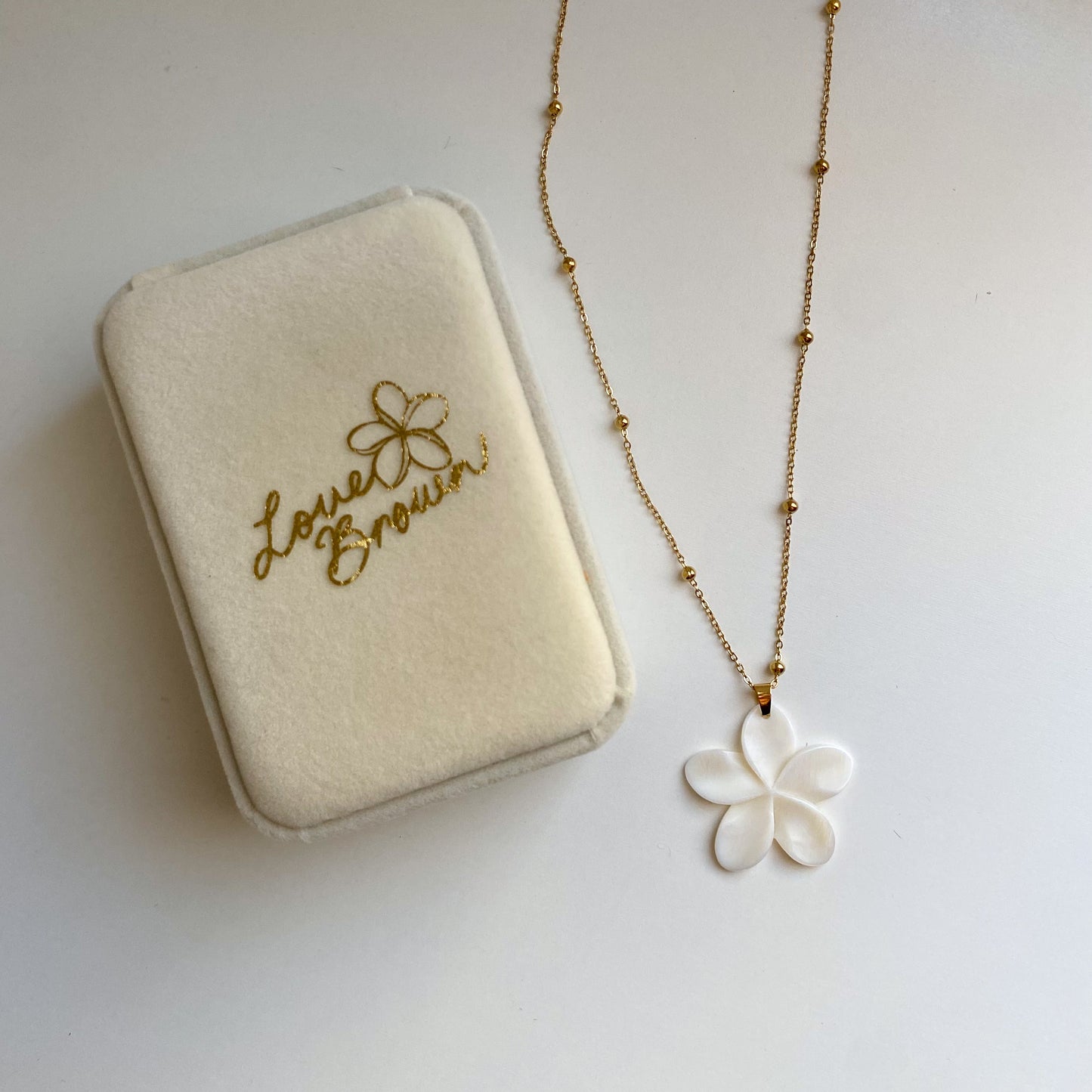 Love Brown Mutya Necklace with Capiz Pendant