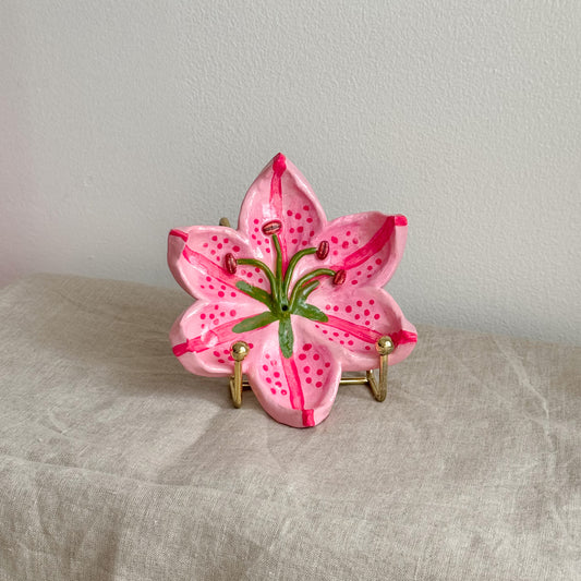 Ihliarts Trinket Dish: Pink Lily