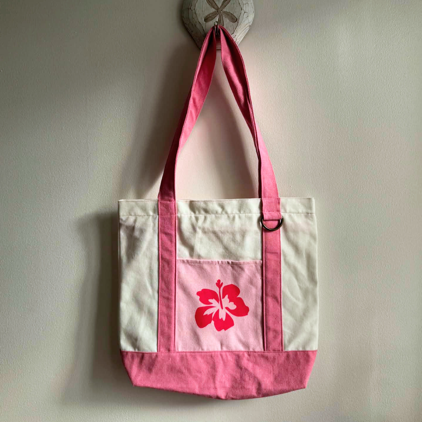 Isla Morena Tote Bag (Red Gumamela)
