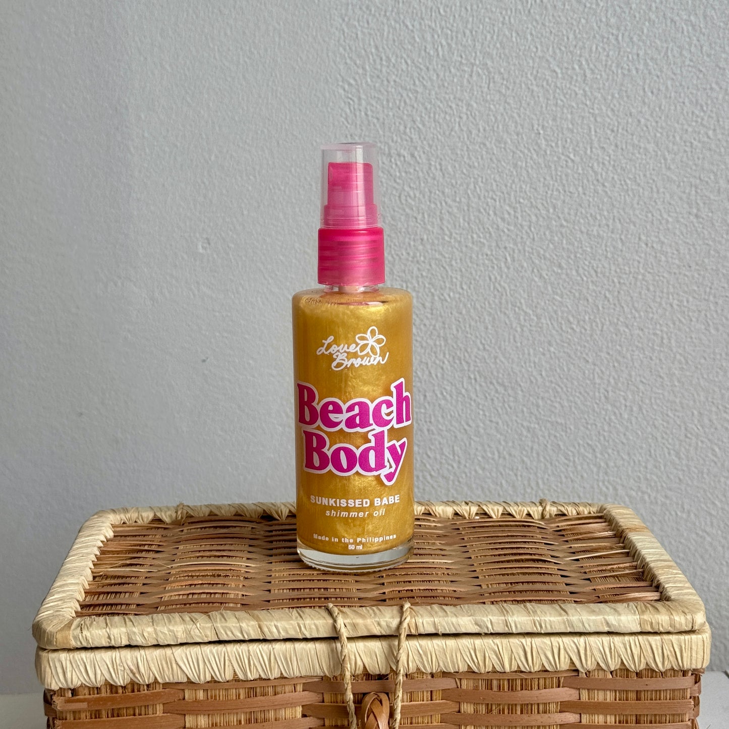 Love Brown Beach Body Shimmer Oil in Sunkissed Babe