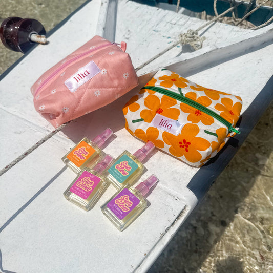 Love Brown x Love Lilia | Puffy pouch & Tanning Oil (ltd ed.)