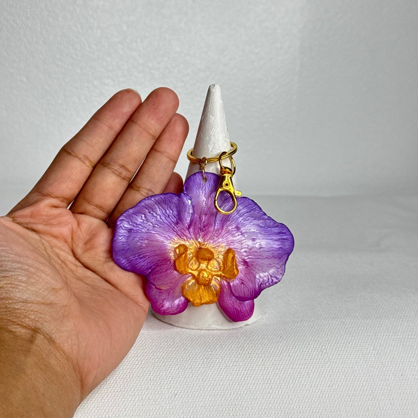 Love Brown Mayumi Keychain (Purple and Pink)
