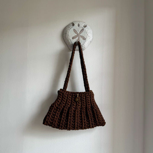 Love Brown x Gaga Gantsilyo: Dumpling Bag (brown)