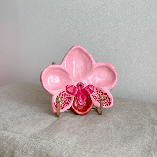 Ihliarts Trinket Dish: Pink Orchid