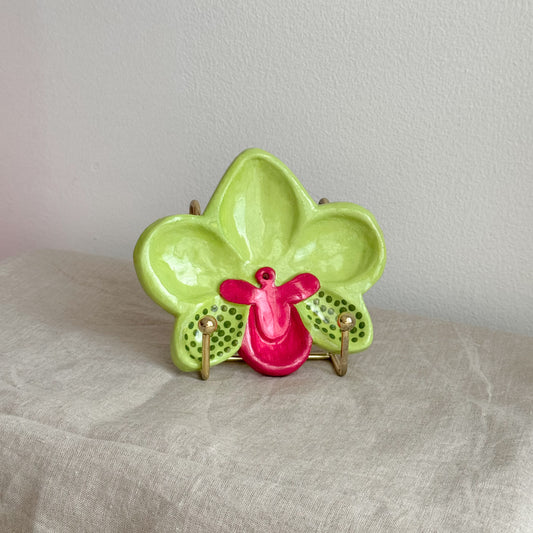 Ihliarts Trinket Dish: Green Orchid