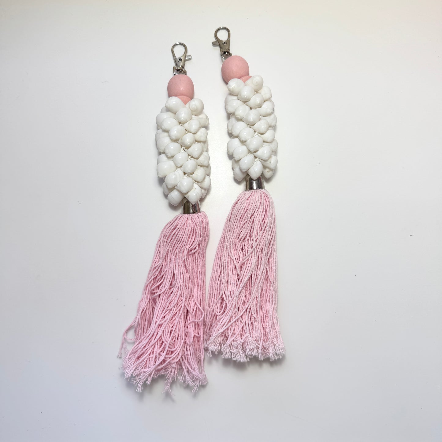 Love Brown Shell Keychain | Beach Bag Charm