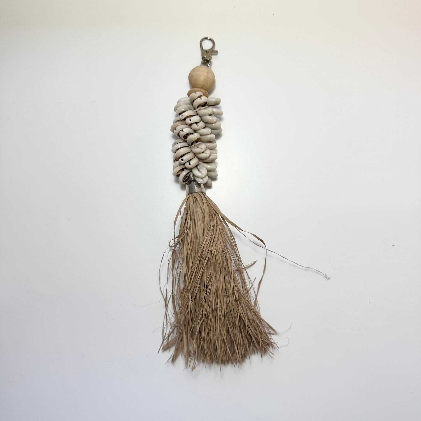 Love Brown Shell Keychain | Beach Bag Charm