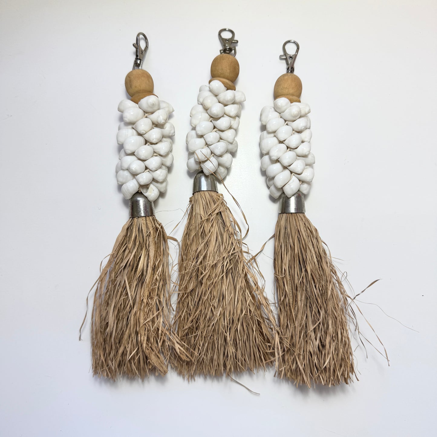 Love Brown Shell Keychain | Beach Bag Charm