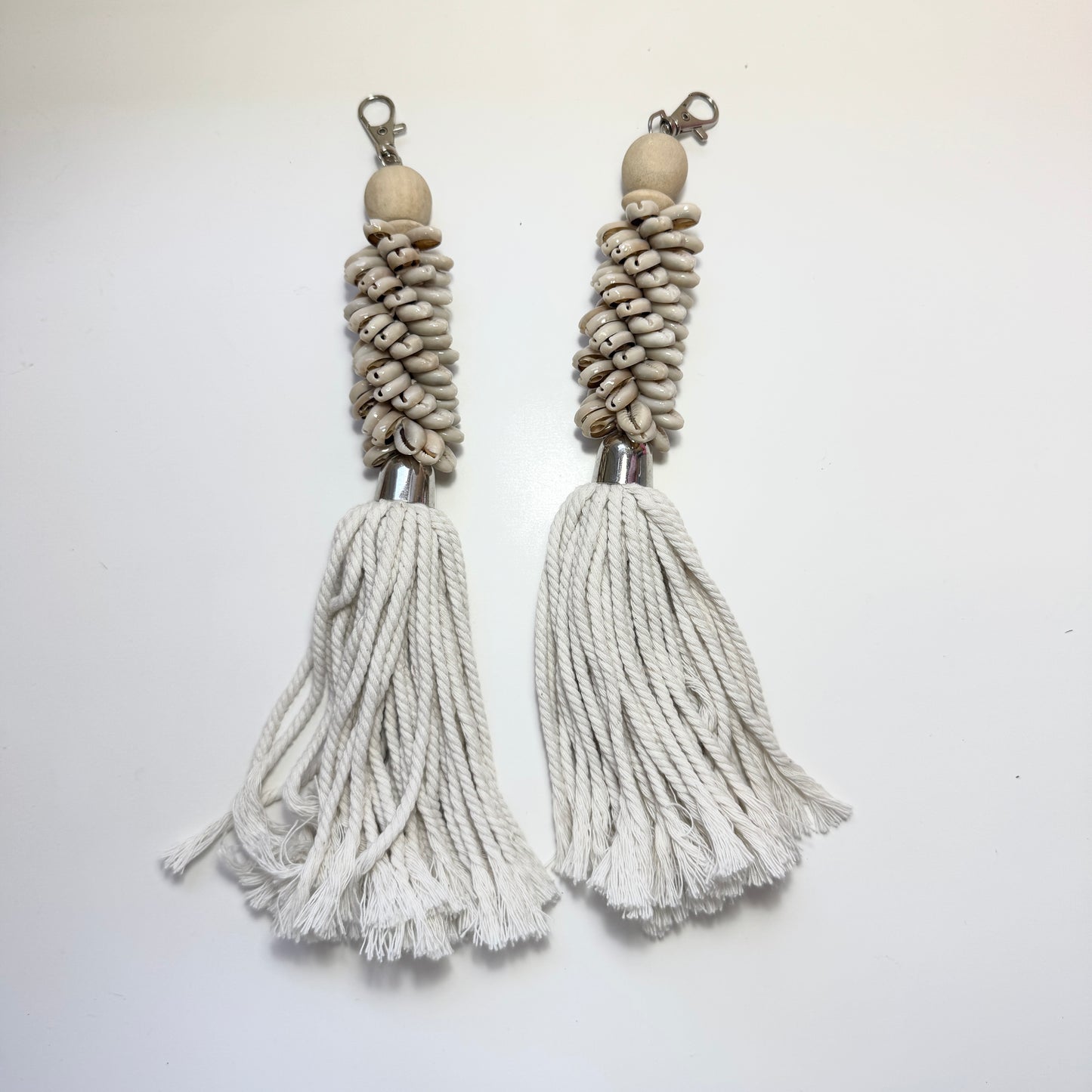 Love Brown Shell Keychain | Beach Bag Charm