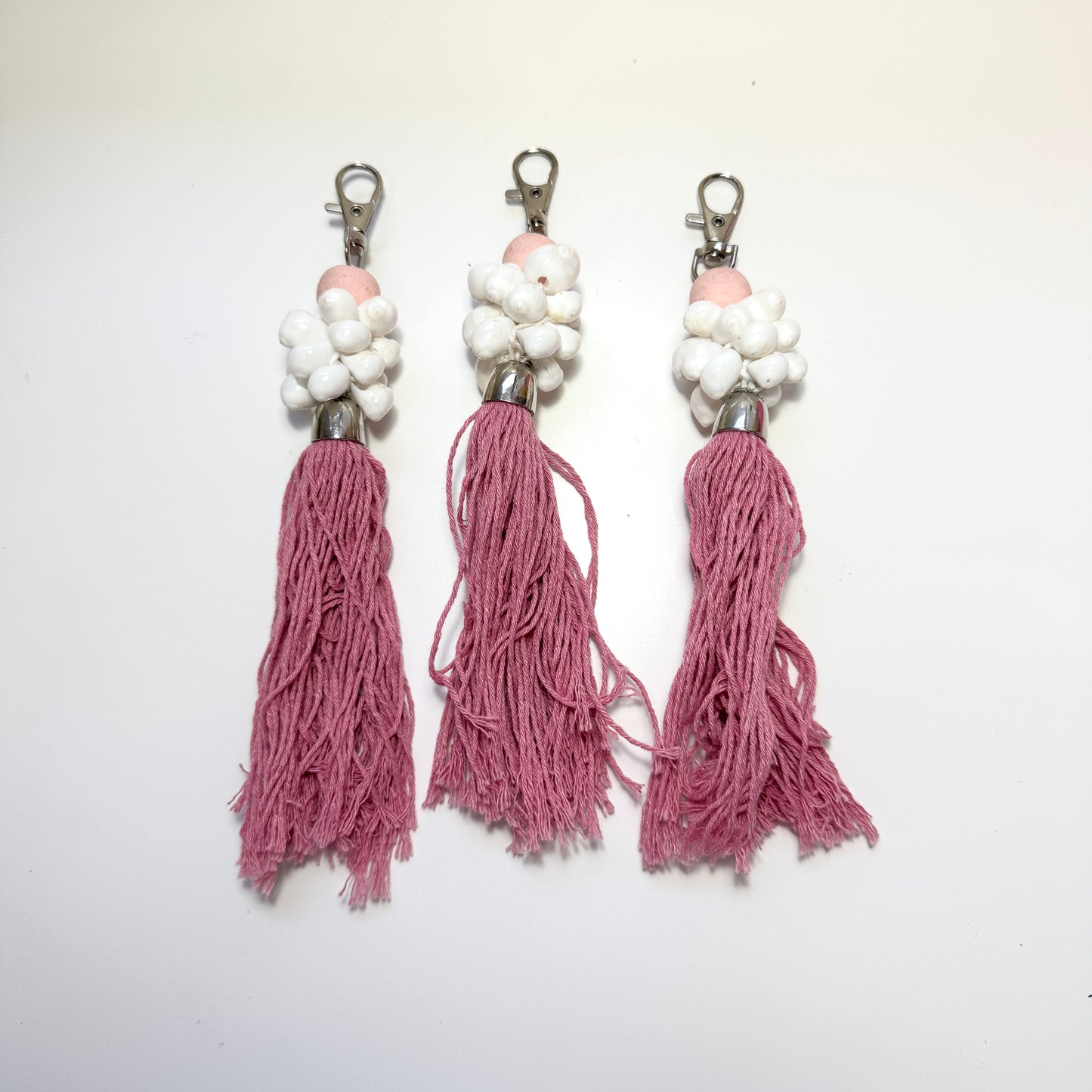 Love Brown Shell Keychain | Beach Bag Charm