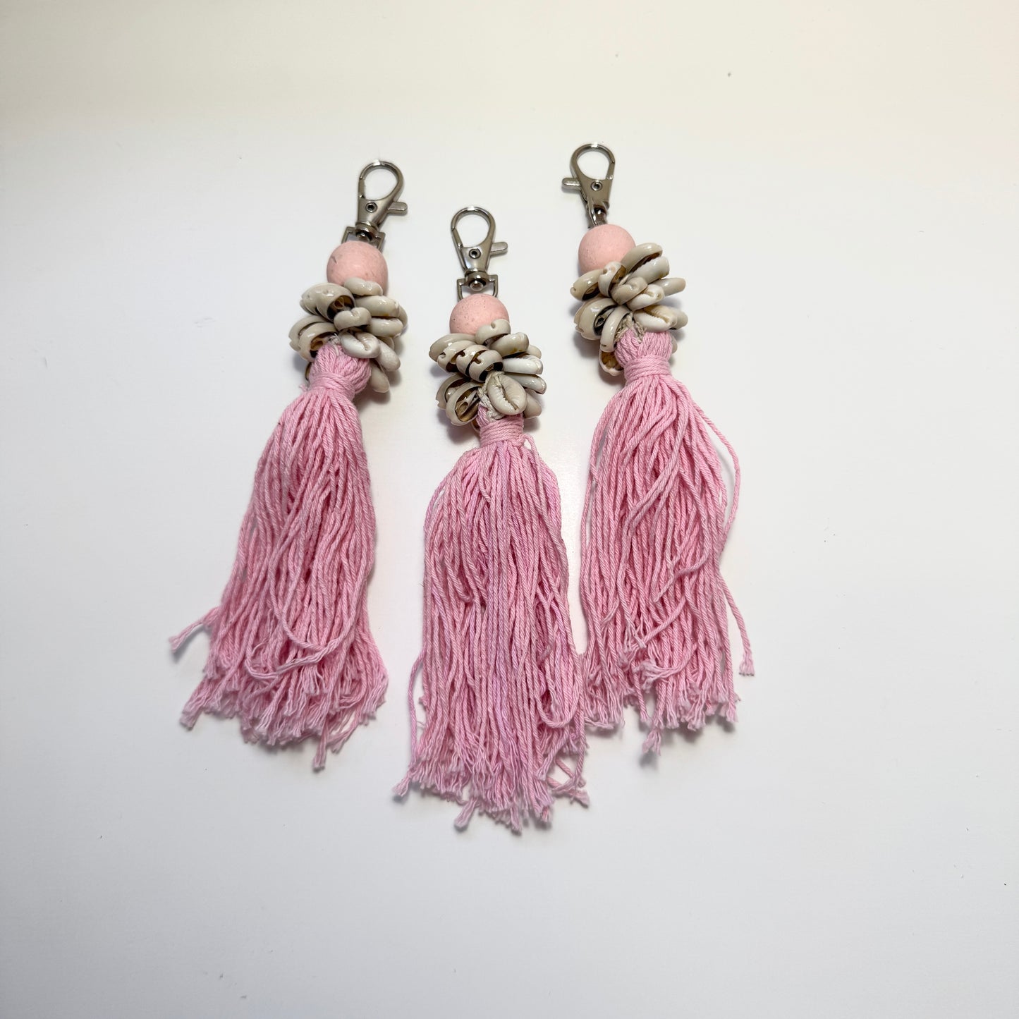 Love Brown Shell Keychain | Beach Bag Charm