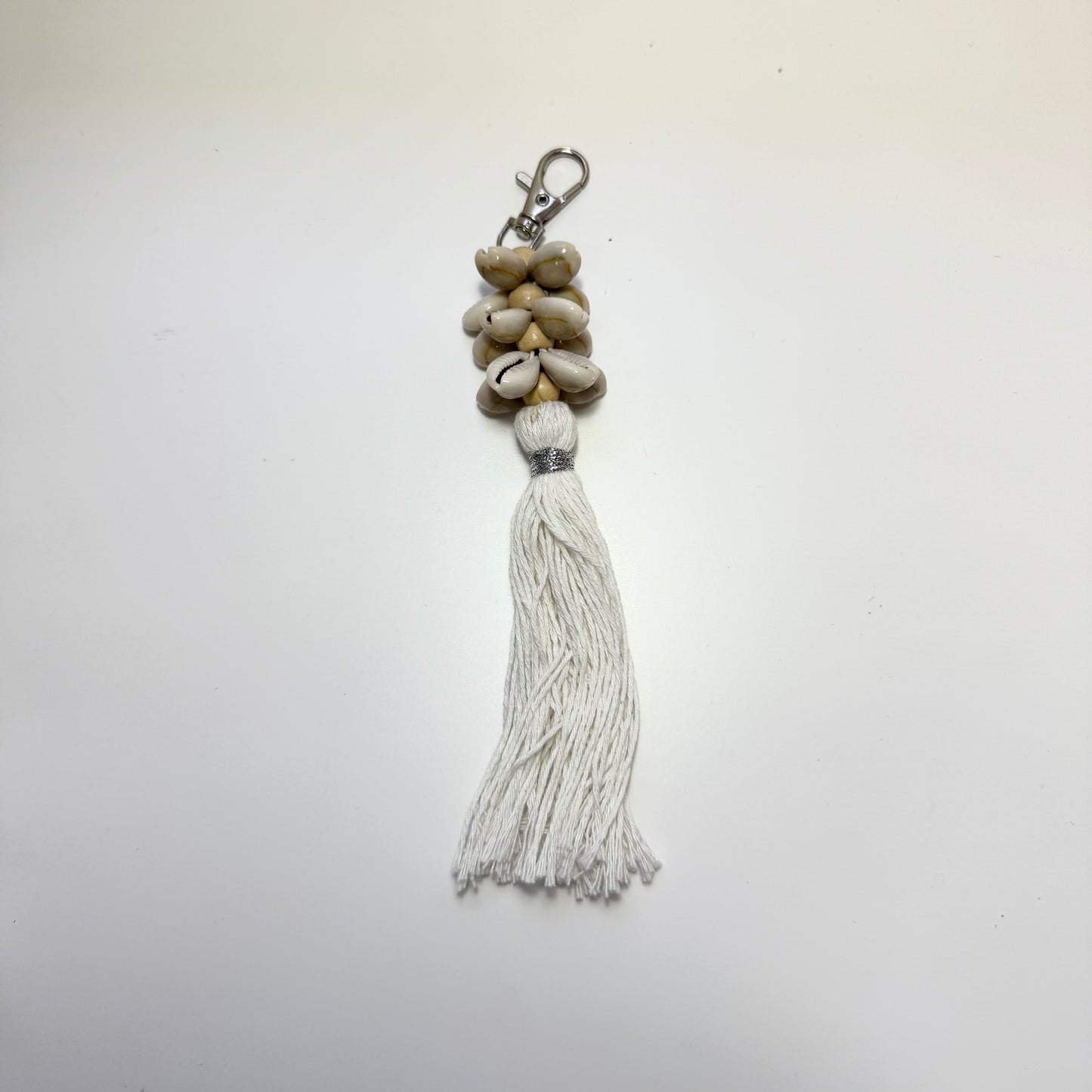 Love Brown Shell Keychain | Beach Bag Charm