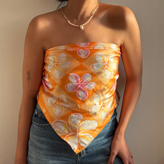 Love Brown Scarf Kalachuchi Orange (PRE-ORDER)