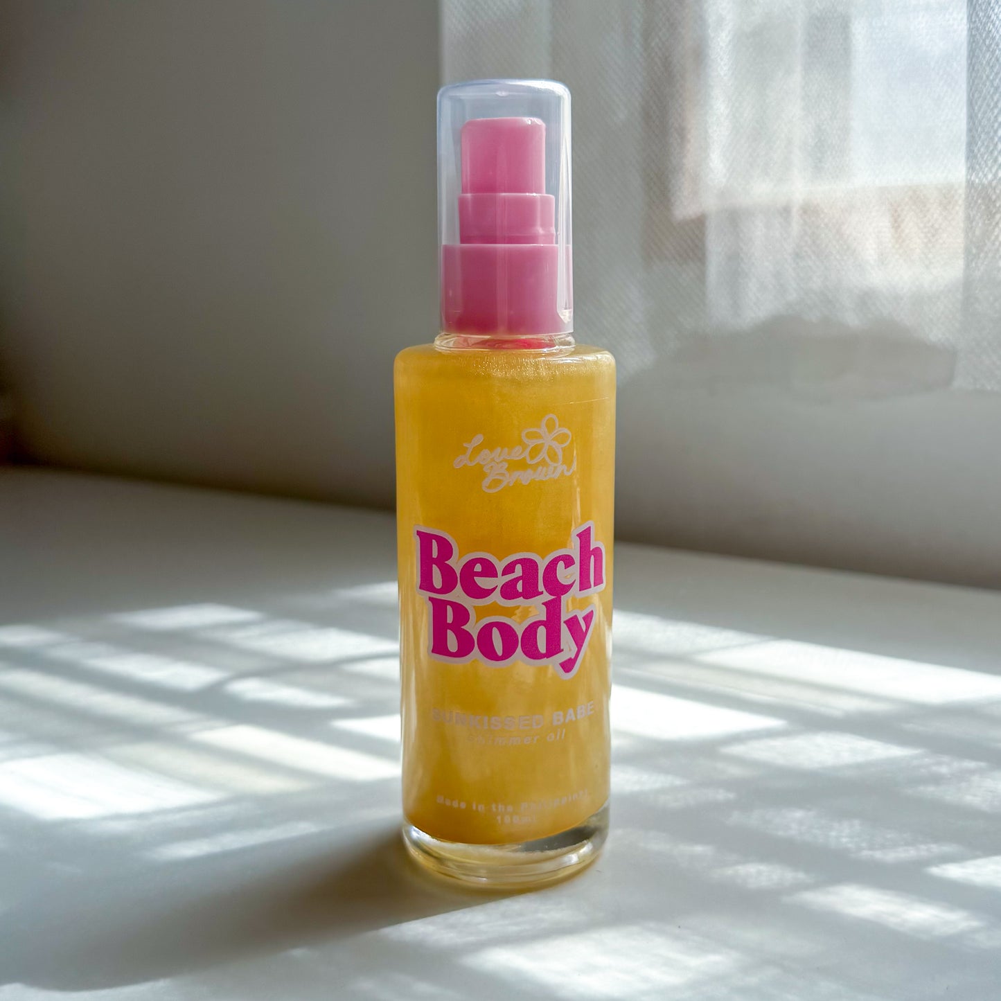 Love Brown Beach Body Shimmer Oil: Sunkissed Babe