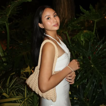 Love Brown x Gaga Gantsilyo: Dumpling Bag (pink)