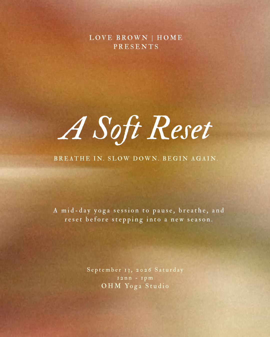 A Soft Reset Yoga Flow